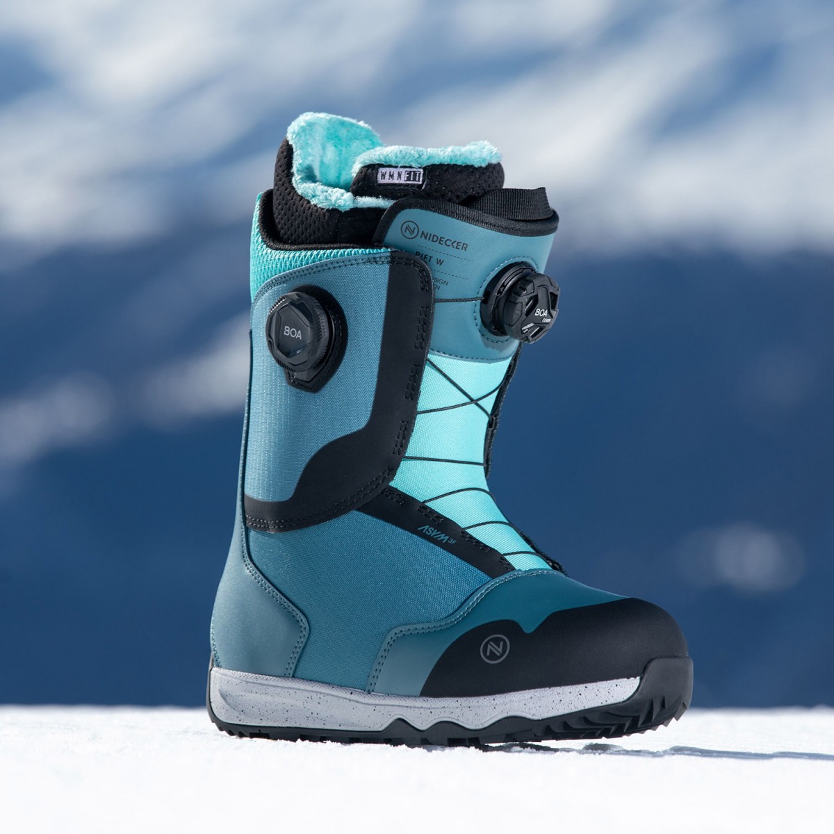 Ботинки для сноуборда NIDECKER RIFT WMN, Aqua Blue