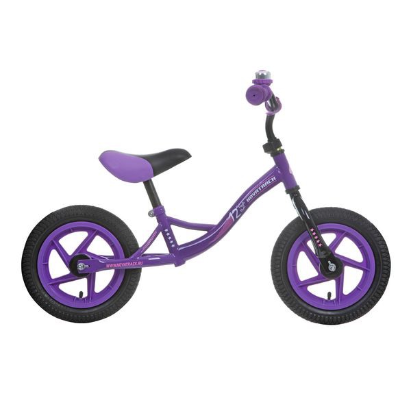 Беговел 12" NOVATRACK MAGIC, Фиолетовый
