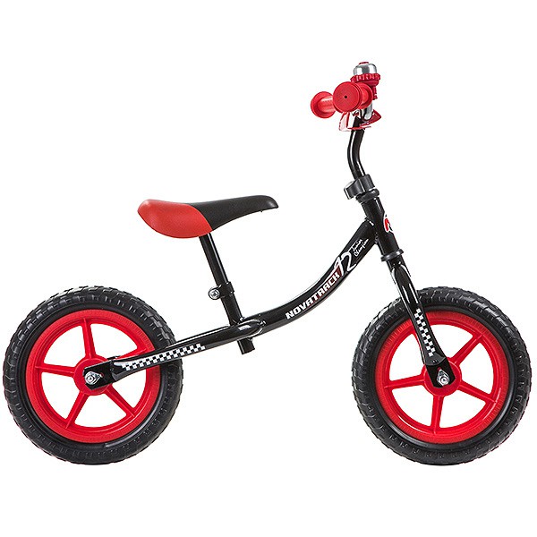 Беговел 12" NOVATRACK CHAMPION, Черный