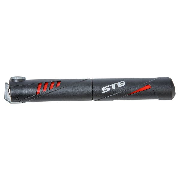 Насос STG GP-49, пластик, авто/вело нипель