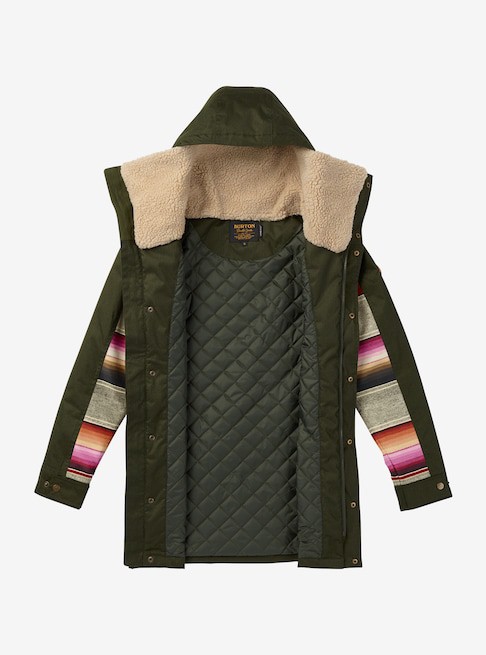 Куртка BURTON WB HAZELTON JK, Forest Night/ Mija Stripe